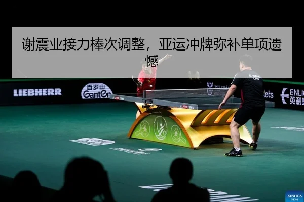 谢震业接力棒次调整，亚运冲牌弥补单项遗憾